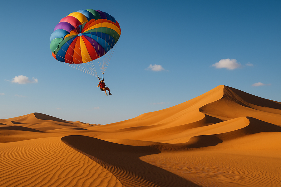 parasailing